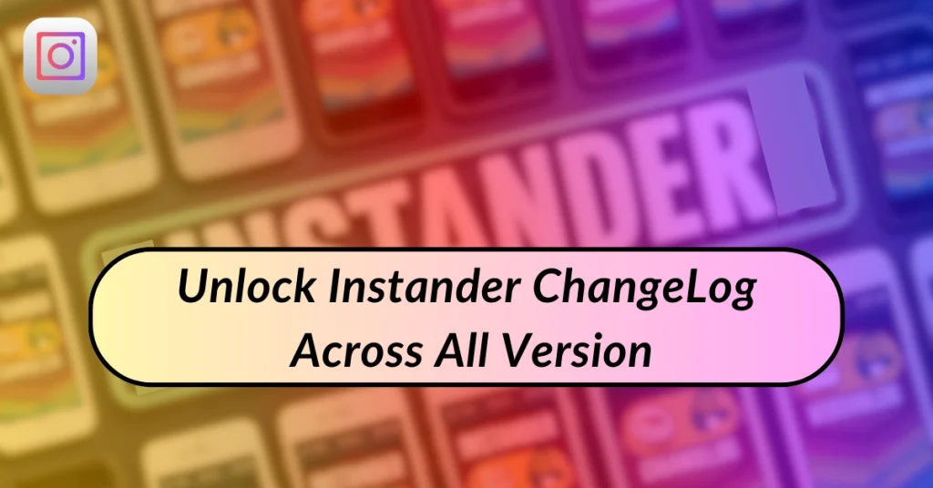 Instander-Changelog